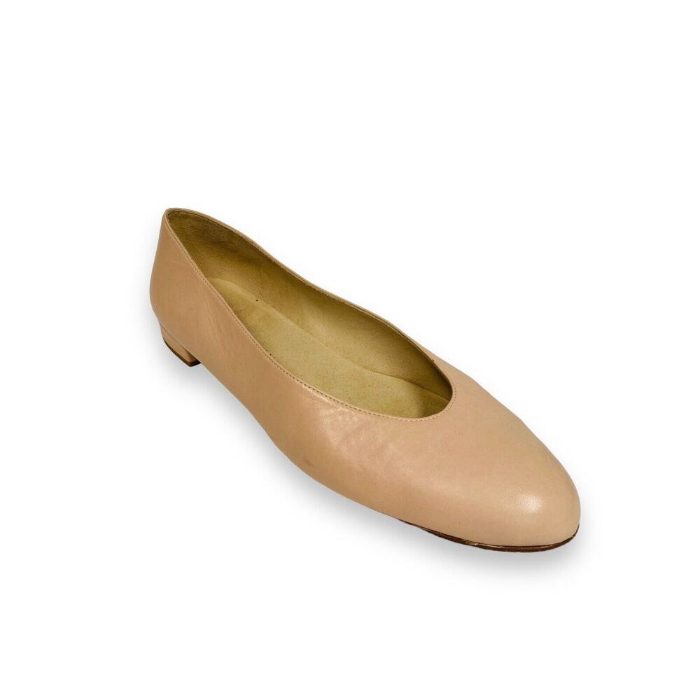 STUART WEITZMAN Pink Leather Chicflat Ballet Flats Shoes Size 10.5 - Picture 2 of 8